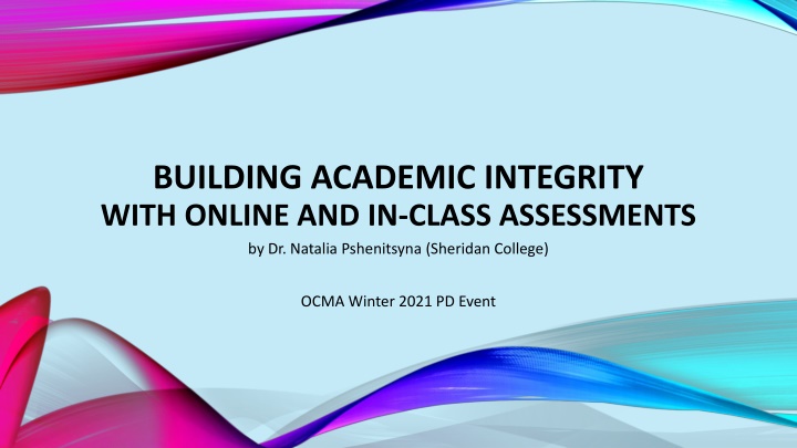 building academic integrity with online n.w