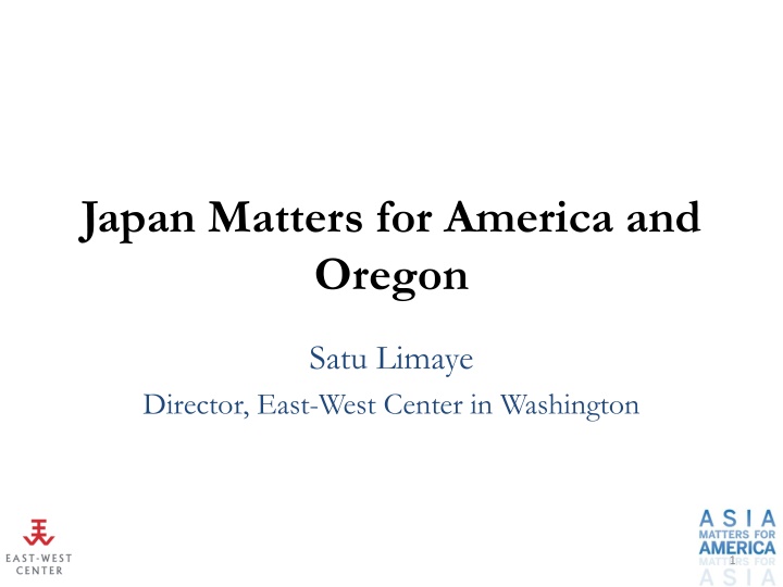 japan matters for america and oregon n.w