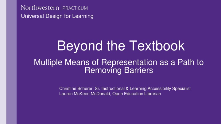 universal design for learning n.w