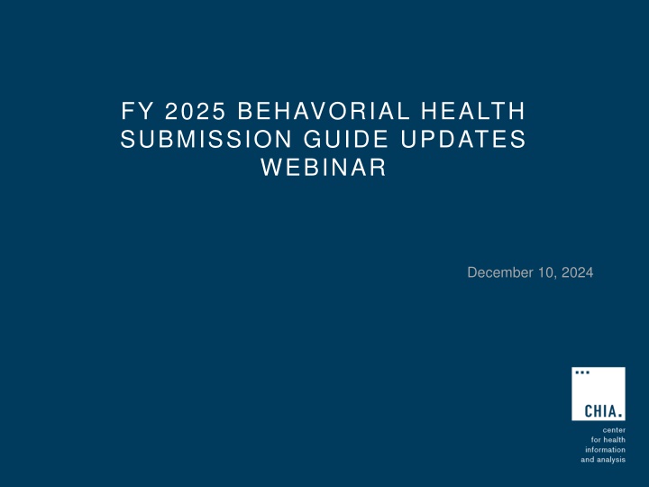 fy 2025 behavorial health submission guide n.w