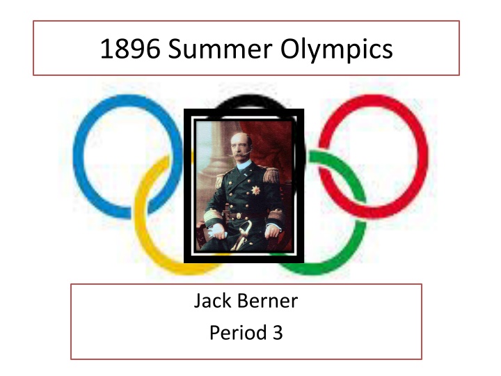 1896 summer olympics n.w