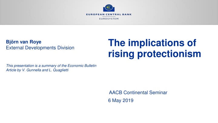 the implications of rising protectionism n.w