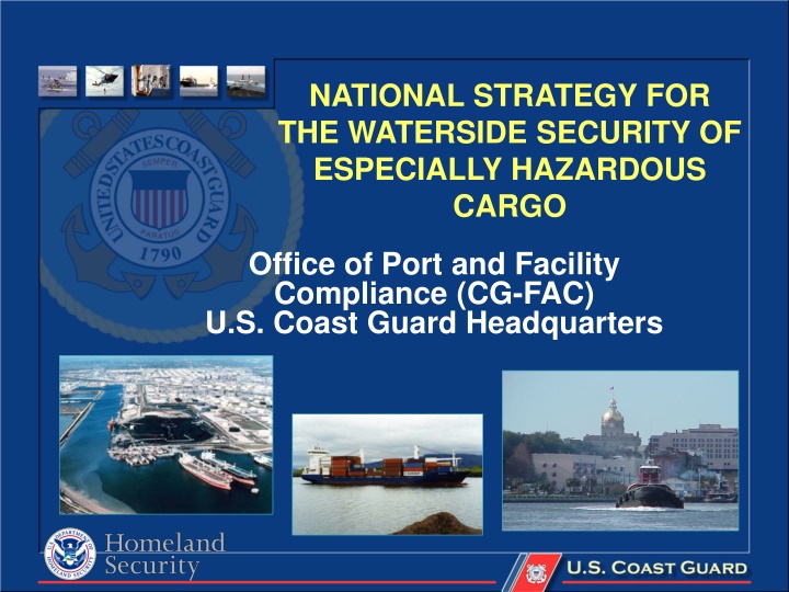 national strategy for the waterside security n.w