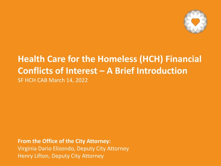 health care for the homeless hch financial n.w