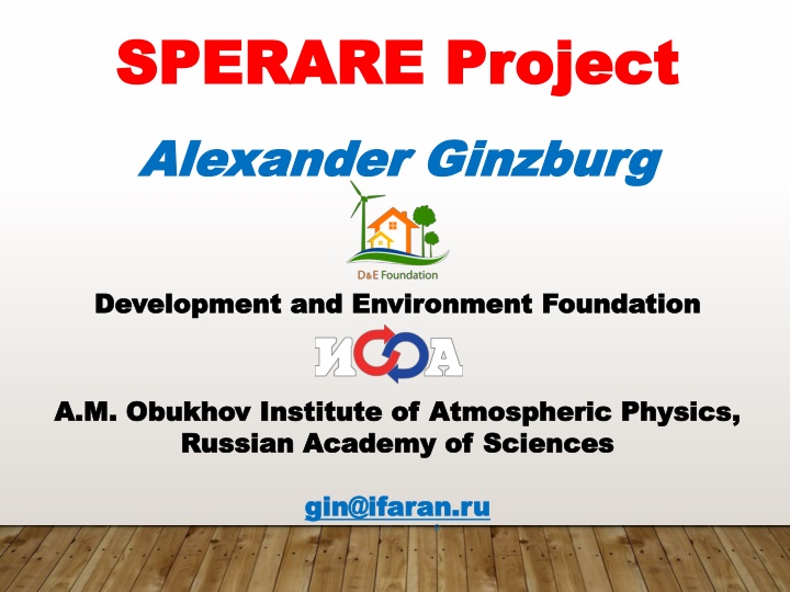 sperare project sperare project alexander n.w