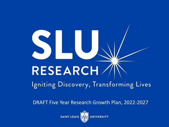 draft five year research growth plan 2022 2027 n.w