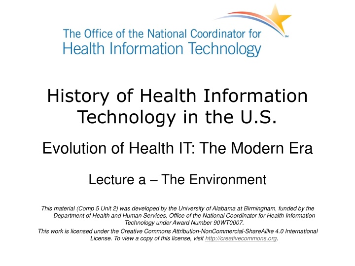 history of health information technology n.w