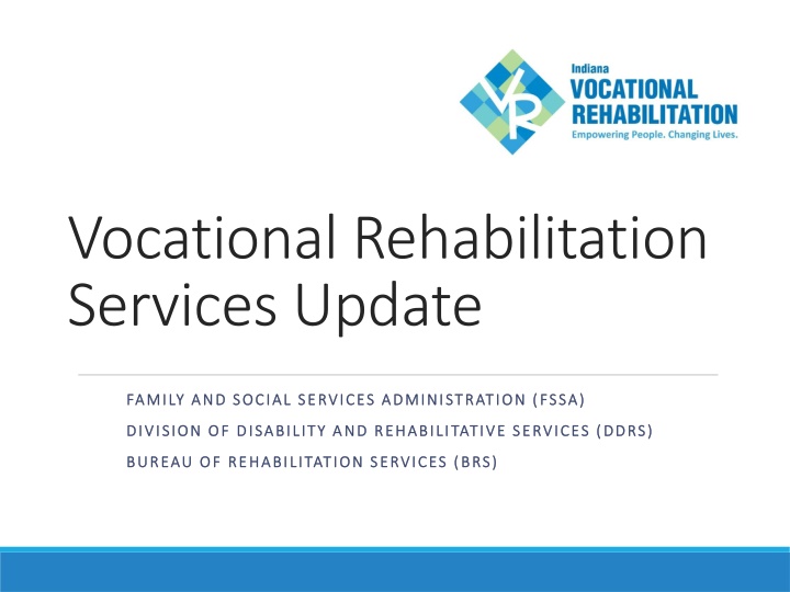 vocational rehabilitation services update n.w