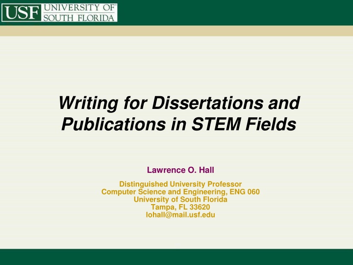 writing for dissertations and publications n.w