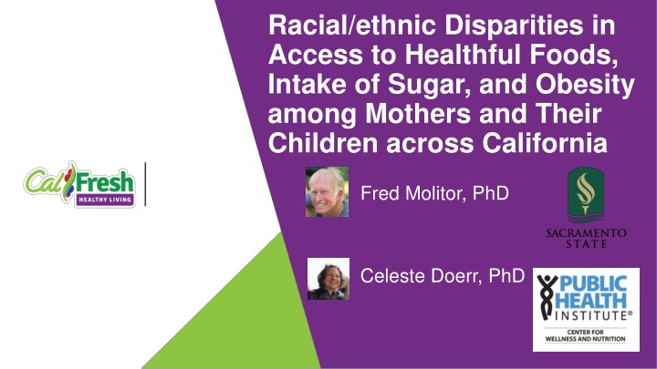 racial ethnic disparities in access to healthful n.w
