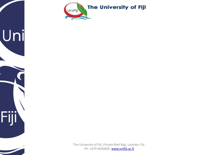 the university of fiji private mail bag lautoka n.w