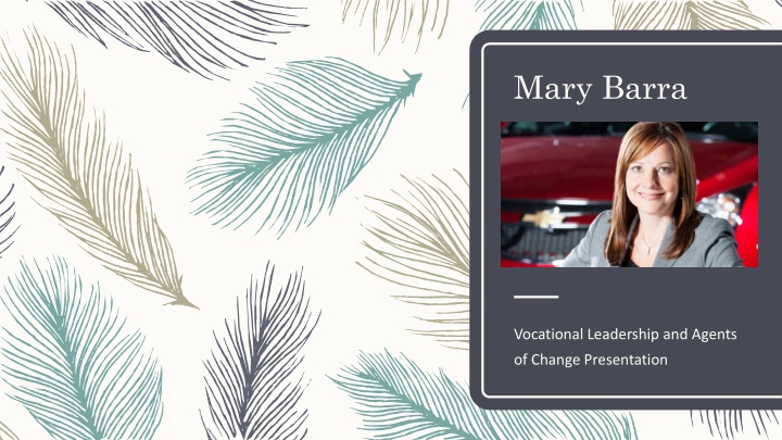 mary barra n.w