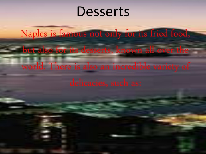 desserts n.w