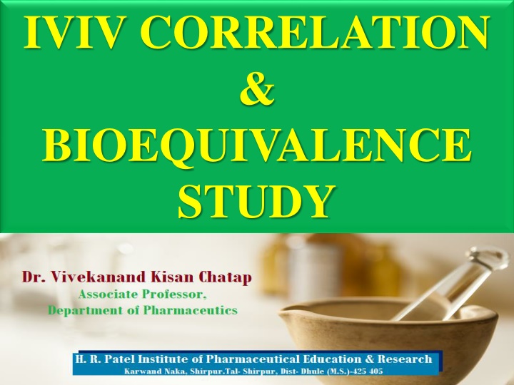 IVIV CORRELATION