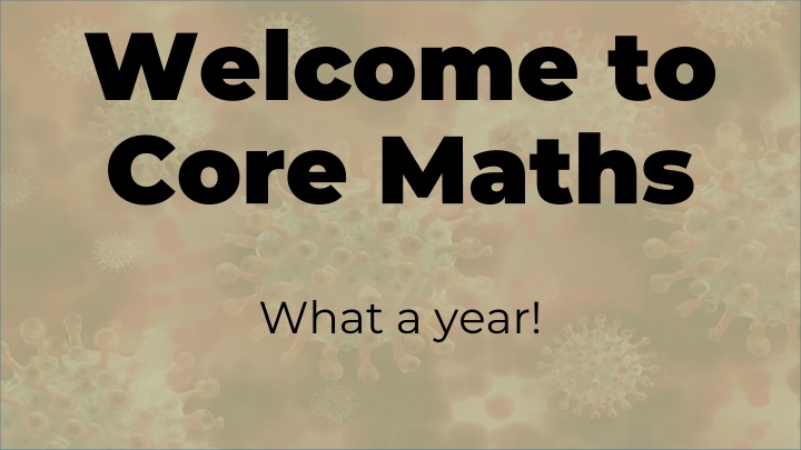 welcome to core maths n.w