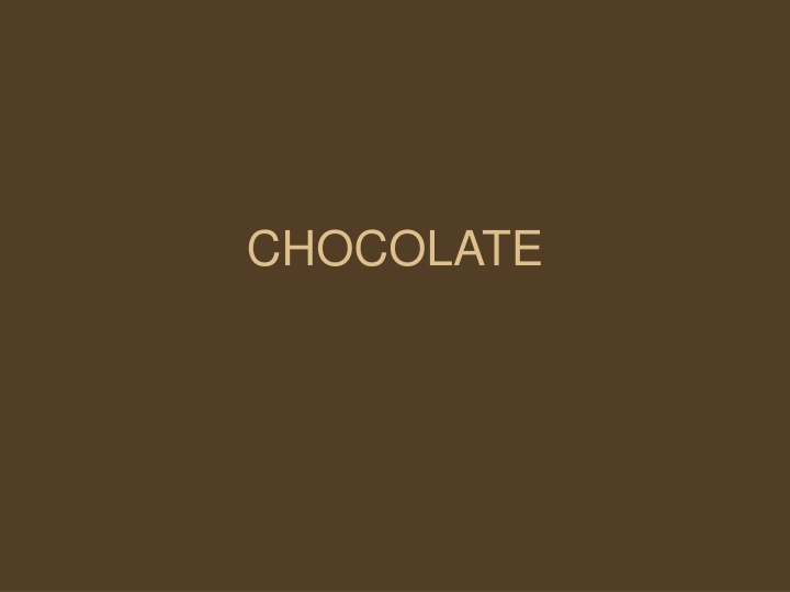 chocolate n.w