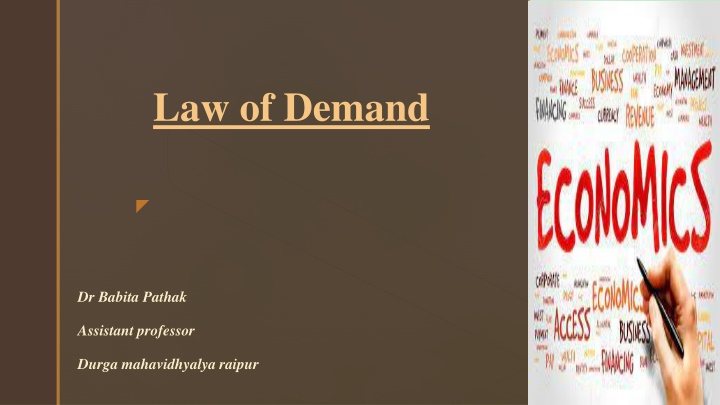 law of demand n.w