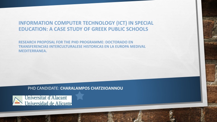 information computer technology ict in special n.w