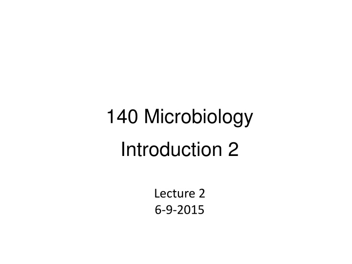 140 microbiology n.w