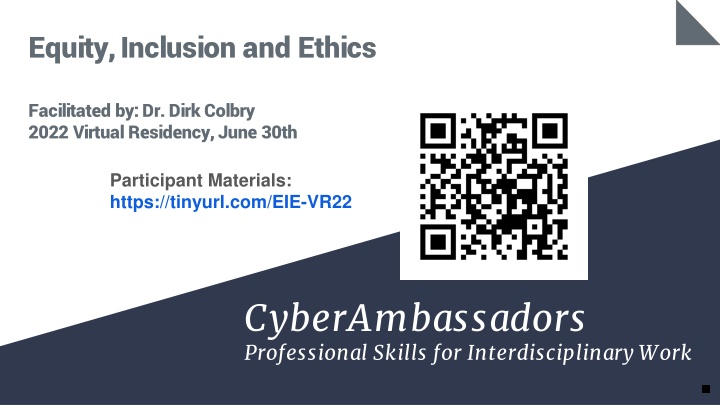 equity inclusion and ethics n.w