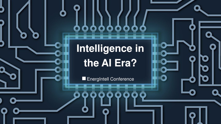 intelligence in the ai era n.w