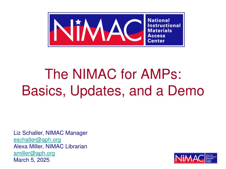 the nimac for amps basics updates and a demo n.w