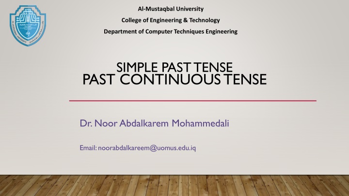 al mustaqbal university n.w