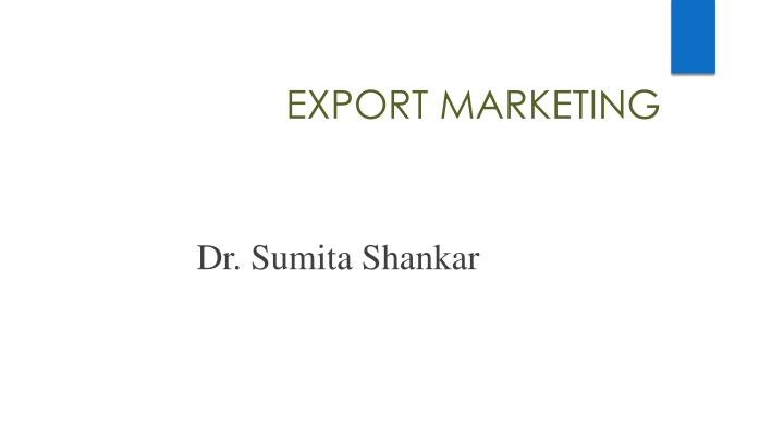 export marketing n.w
