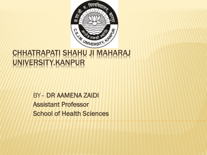 chhatrapati shahu ji maharaj university kanpur n.w
