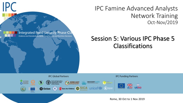 ipc famine advanced analysts network training n.w
