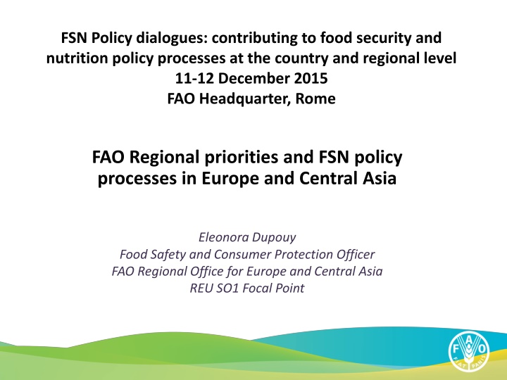 fsn policy dialogues contributing to food n.w