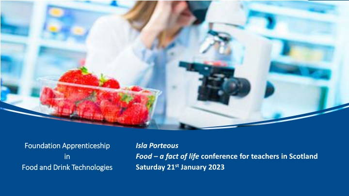 isla porteous food a fact of life conference n.w