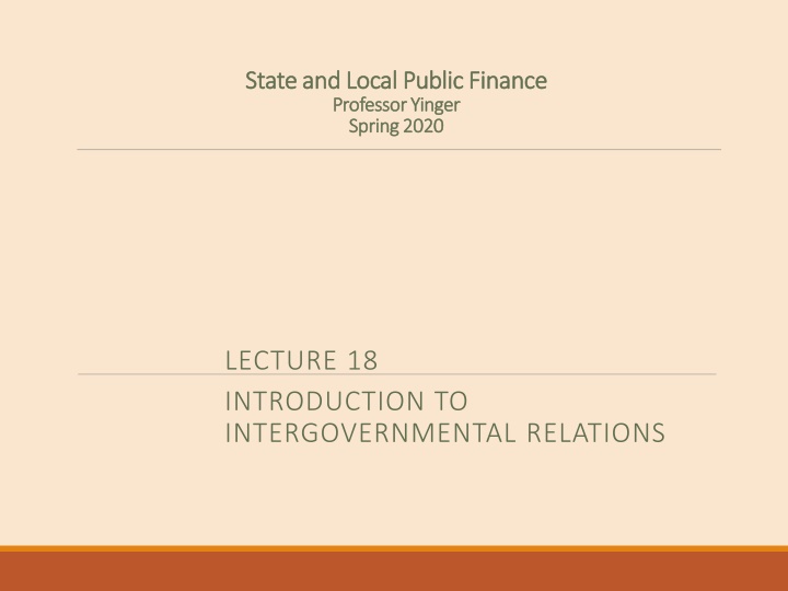 state and local public finance state and local n.w
