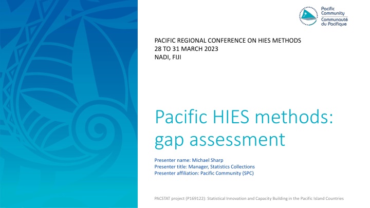 pacific regional conference on hies methods n.w