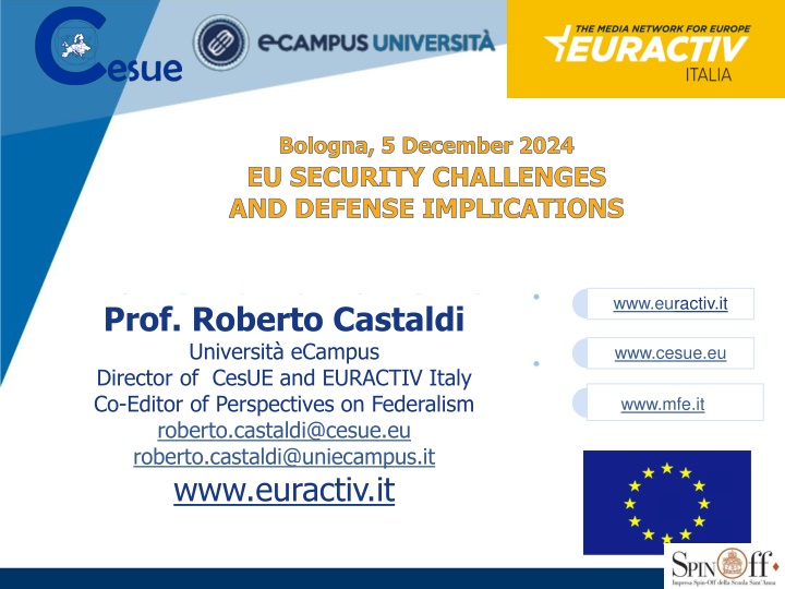 EU Security Challenges and Defense Implications: Shifting World Order and European Defense Strategies
