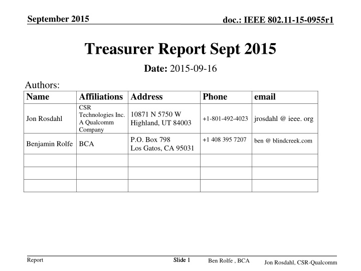 september 2015 n.w