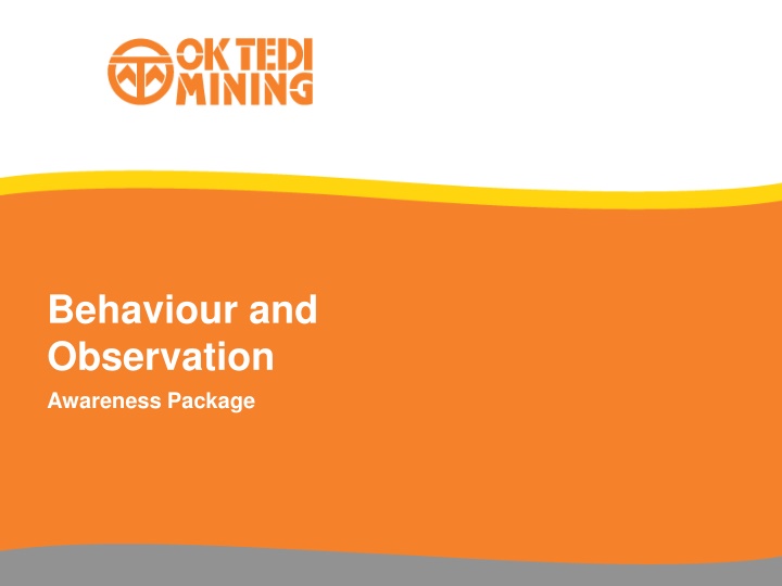behaviour and observation awareness package n.w