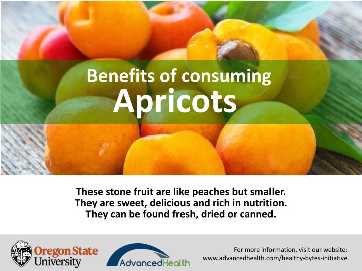 benefits of consuming apricots n.w