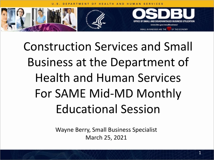 construction services and small business n.w