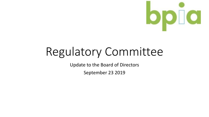 regulatory committee n.w