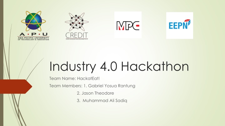 industry 4 0 hackathon n.w
