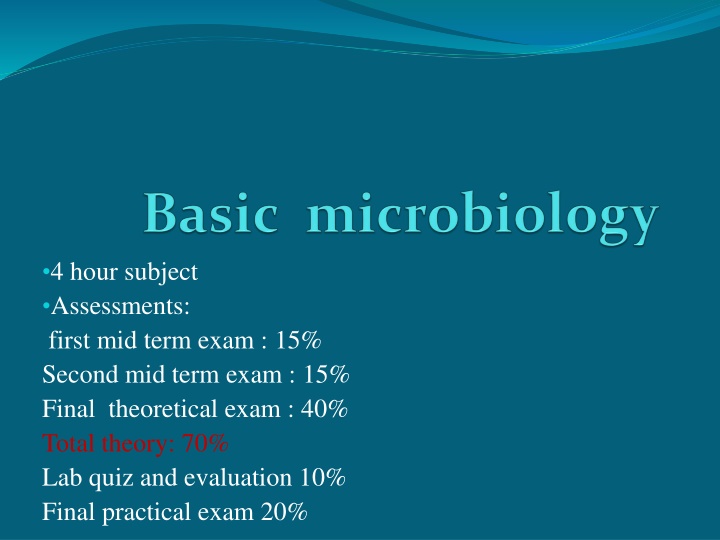 4 hour subject assessments first mid term exam n.w