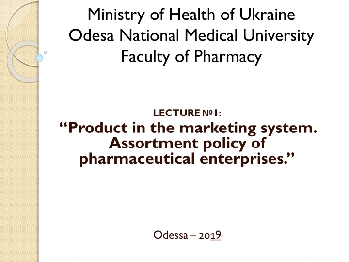 ministry of health of ukraine odesa national n.w