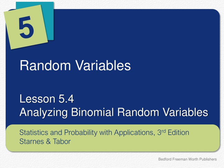 random variables n.w