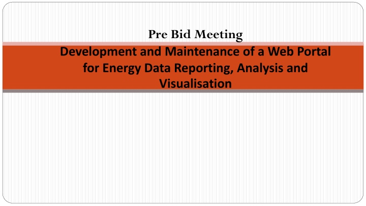 pre bid meeting n.w