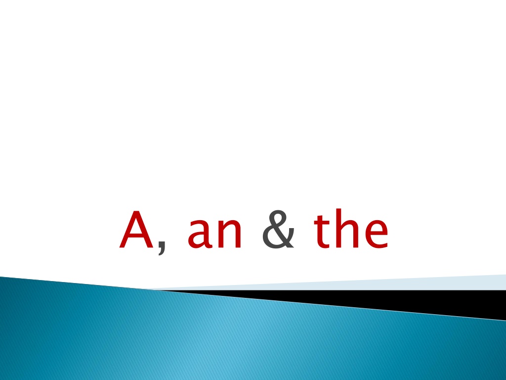 a an the n.w