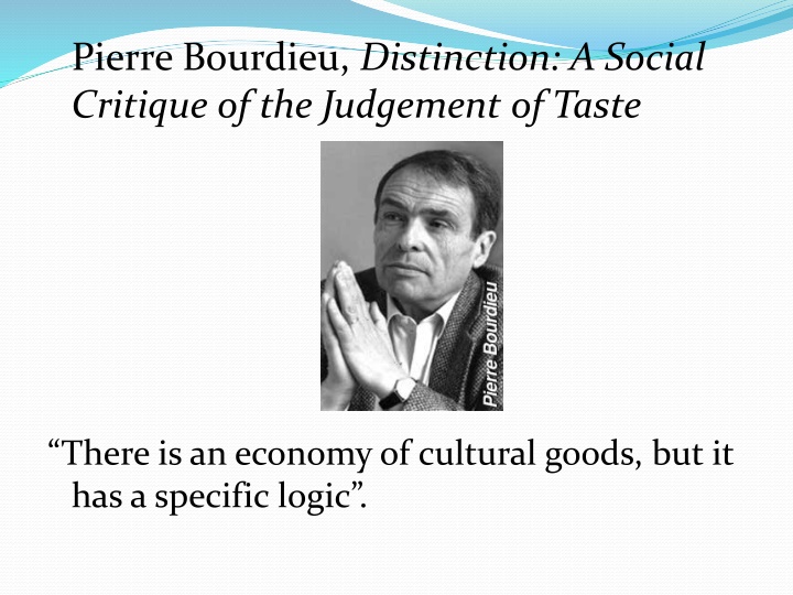 Economy of Cultural Goods and Social Sign Systems