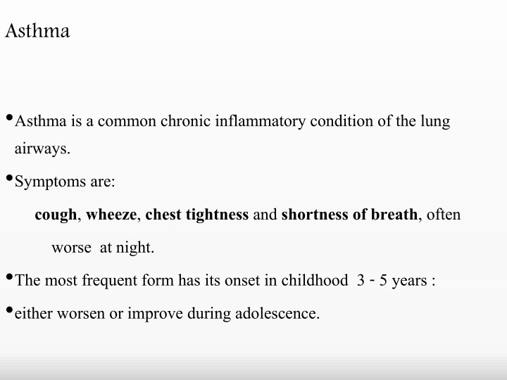 asthma n.w