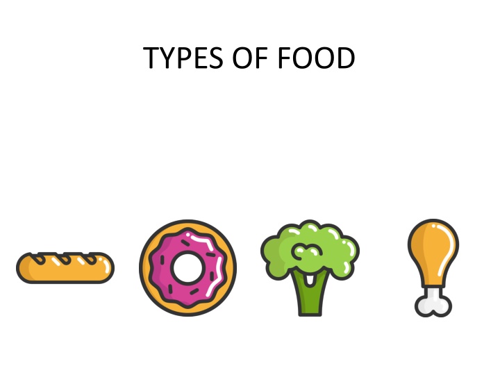 Various Types of Food and Nutrients