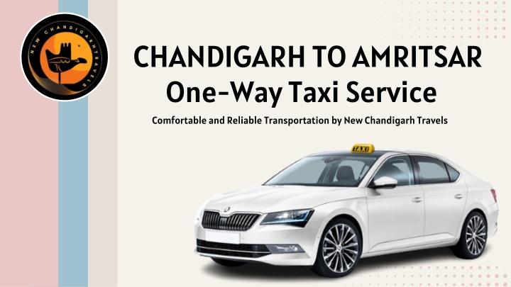 chandigarh to amritsar one way taxi service n.w